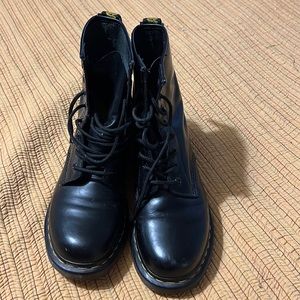 Black Dr. Martens Smooth Leather